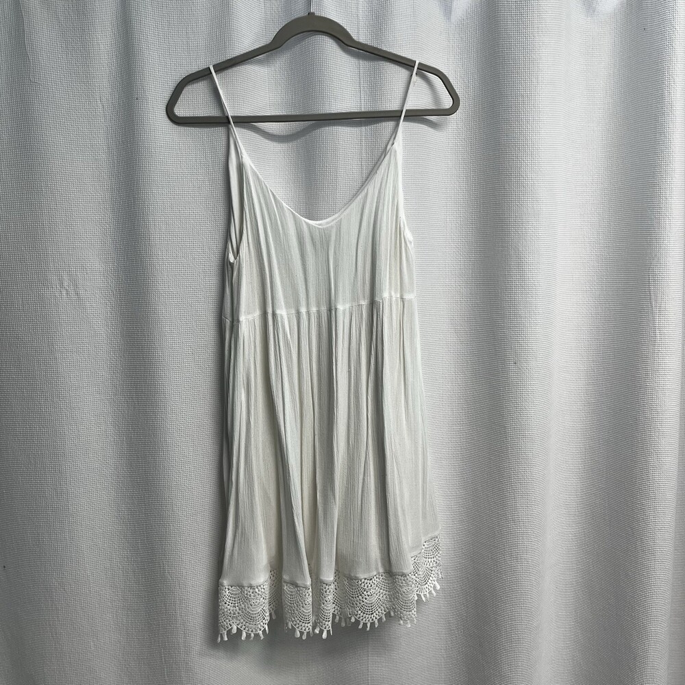 Lulus Women’s‎ Ivory Babydoll Lace Fairy Sundress Medium Romantic Classic